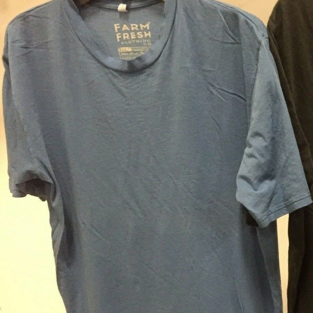 NWOT 5 pieces Farm Fresh 100% ORGANIC COTTON Bundle men Top T shirt wholesale te